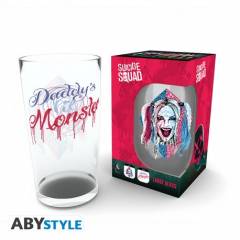 DC COMICS Glas 400ml - Harley Quinn Design
