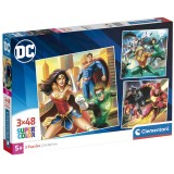 Clementoni DC Comics Justice League puzzle 3x48pcs