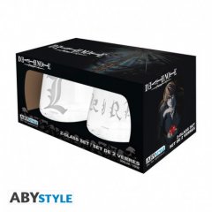 Death Note - 2er Glas-Set Kira & L