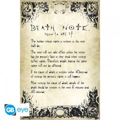DEATH NOTE Maxi-Poster - Regeln