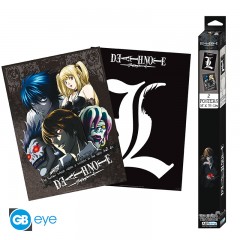 DEATH NOTE Chibi Poster Set - L & Gruppe