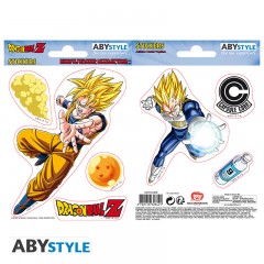 DRAGON BALL Sticker 16x11cm - Goku & Vegeta