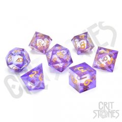 Glassstaff CS-DC-L28-DNYSFS Dionysus Feast Liquid Core RPG Dice Set