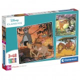Clementoni Disney Classics puzzle 3x48pcs