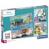 Clementoni Disney Classics puzzle 3x48pcs