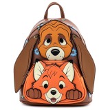 Loungefly Disney Fox and Hound Copper Todd Rucksack 26cm