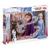 Clementoni Disney Frozen 2 Glitter Effect puzzle 104pcs
