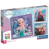 Clementoni Disney Frozen puzzle 3x48pcs