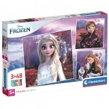Clementoni Disney Frozen puzzle 3x48pcs