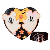 Loungefly Disney Mickey & Minnie Floral Ghost Schultertasche