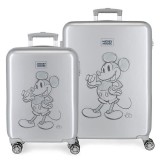 Joumma Bags Disney Mickey ABS pack 2 Rollkoffer/Koffers