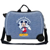 Joumma Bags Disney Mickey Dreamer Denim ABS Koffer 50cm