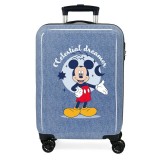 Joumma Bags Disney Mickey Dreamer Denim ABS Rollkoffer/Koffer 55cm