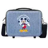 Joumma Bags Disney Mickey Dreamer Denim ABS Schminkkoffer