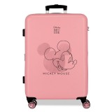 Joumma Bags Disney Mickey Outline ABS Rollkoffer/Koffer 68cm