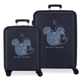 Joumma Bags Disney Mickey Outline ABS pack 2 Rollkoffer/Koffers