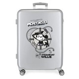 Joumma Bags Disney Mickey Steamboad Joyful ABS Rollkoffer/Koffer 70cm