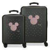 Joumma Bags Disney Mickey Stud ABS pack 2 Rollkoffer/Koffers