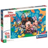 Clementoni Disney Mickey and Friends puzzle 104pcs