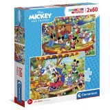 Clementoni Disney Mickey and Friends puzzle 2x60pcs