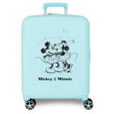 Joumma Bags Disney Mickey and Minnie Kisses ABS Rollkoffer/Koffer 55cm