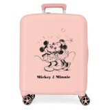 Joumma Bags Disney Mickey and Minnie Kisses ABS Rollkoffer/Koffer 55cm