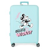 Joumma Bags Disney Mickey and Minnie Kisses ABS Rollkoffer/Koffer 70cm