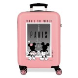 Joumma Bags Disney Mickey and Minnie Paris ABS Rollkoffer/Koffer 55cm