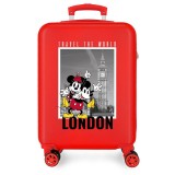 Joumma Bags Disney Mickey and Minnie Paris ABS Rollkoffer/Koffer 55cm