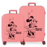 Joumma Bags Disney Minnie Happiness ABS pack 2 Rollkoffer/Koffers