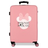 Joumma Bags Disney Minnie Head ABS Rollkoffer/Koffer 65cm