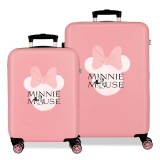 Joumma Bags Disney Minnie Head Day ABS pack 2 Rollkoffer/Koffers