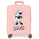 Joumma Bags Disney Minnie Heart ABS Rollkoffer/Koffer 55cm