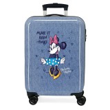 Joumma Bags Disney Minnie It Rain Bows ABS Rollkoffer/Koffer 55cm