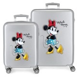 Joumma Bags Disney Minnie Joyful ABS pack 2 Rollkoffer/Koffers