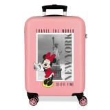 Joumma Bags Disney Minnie New York ABS Rollkoffer/Koffer 55cm
