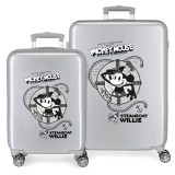 Joumma Bags Disney Minnie Steamboad Joyful ABS pack 2 Rollkoffer/Koffers