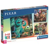 Clementoni Disney Pixar puzzle 3x48pcs