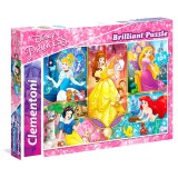 Clementoni Disney Princess Brilliant puzzle 104pcs