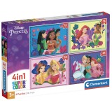 Clementoni Disney Princess puzzle 12-16-20-24pcs