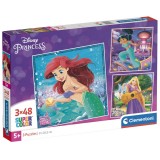 Clementoni Disney Princess puzzle 3x48pcs