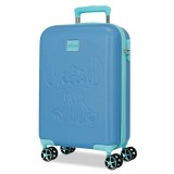 Joumma Bags Disney Stitch Blue ABS Rollkoffer/Koffer 55cm