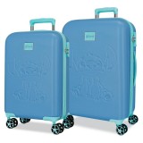 Joumma Bags Disney Stitch Blue ABS pack 2 Rollkoffer/Koffers