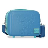 Joumma Bags Disney Stitch Mauve adaptable ABS Schminkkoffer