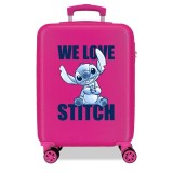 Joumma Bags Disney Stitch We Love ABS Rollkoffer/Koffer 55cm