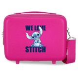 Joumma Bags Disney Stitch We Love adaptable ABS Schminkkoffer