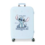 Joumma Bags Disney Stitch You Are Magical ABS Rollkoffer/Koffer 70cm