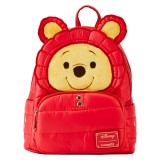 Loungefly Disney Winnie the Pooh Rainy Day Puffer Jacket Rucksack 26cm