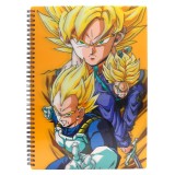 SDTOYS Dragon Ball Z Saiyans A4 notebook