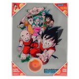 SDTOYS Dragon Ball characters glass poster